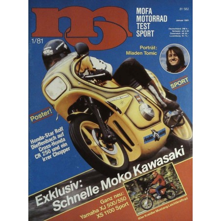 MO Heft 1 / Januar 1981 - Schnelle Moko Kawasaki