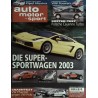 auto motor & sport Heft 3 / 22 Januar 2003 - Super Sportwagen