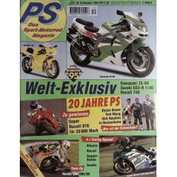 PS Die Motorrad Zeitung 10 - Oktober 1994 - Welt Exklusiv