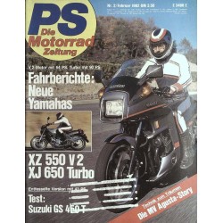 PS Die Motorrad Zeitung 2 - Februar 1982 - Neue Yamahas