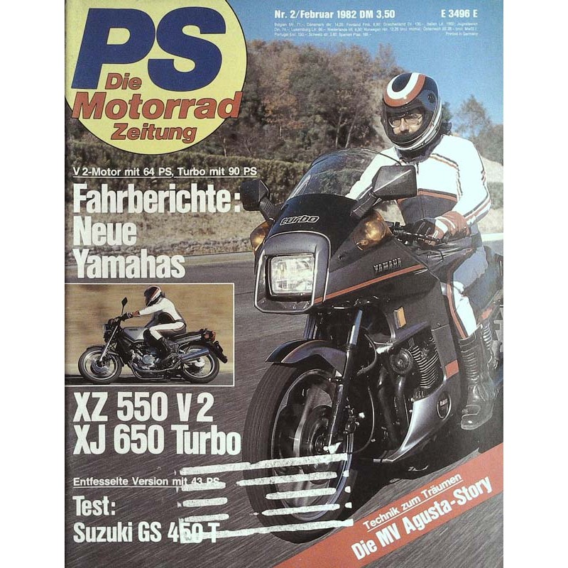 PS Die Motorrad Zeitung 2 - Februar 1982 - Neue Yamahas