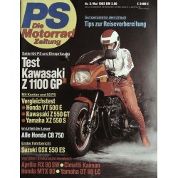 PS Die Motorrad Zeitung 5 - Mai 1983 - Test Kawasaki Z 1100 GP