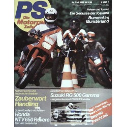 PS Die Motorrad Zeitung 7 - Juli 1988 - Zauberwort Handling