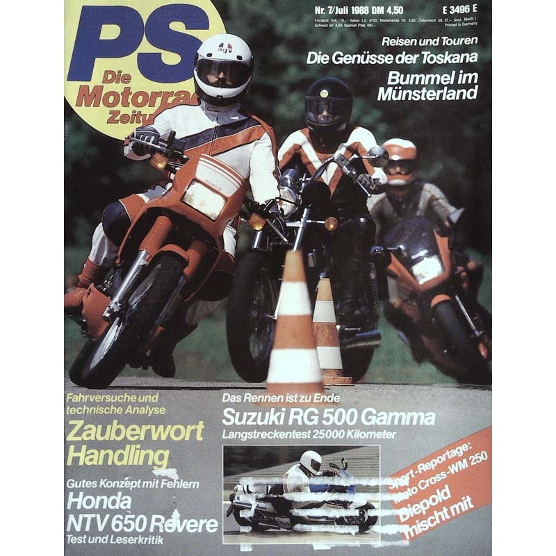 PS Die Motorrad Zeitung 7 - Juli 1988 - Zauberwort Handling