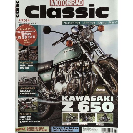 Motorrad Classic 7/2014 - Kawasaki Z 650