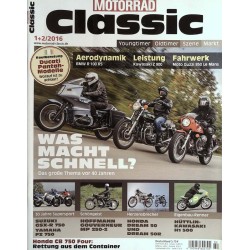 Motorrad Classic 1+2/2016 - Was macht schnell?