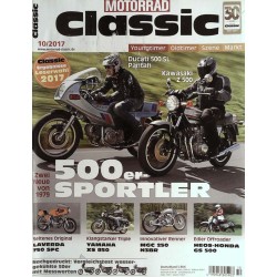 Motorrad Classic 10/2017 - 500er Sportler