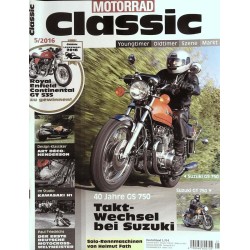 Motorrad Classic 5/2016 - Takt Wechsel bei Suzuki