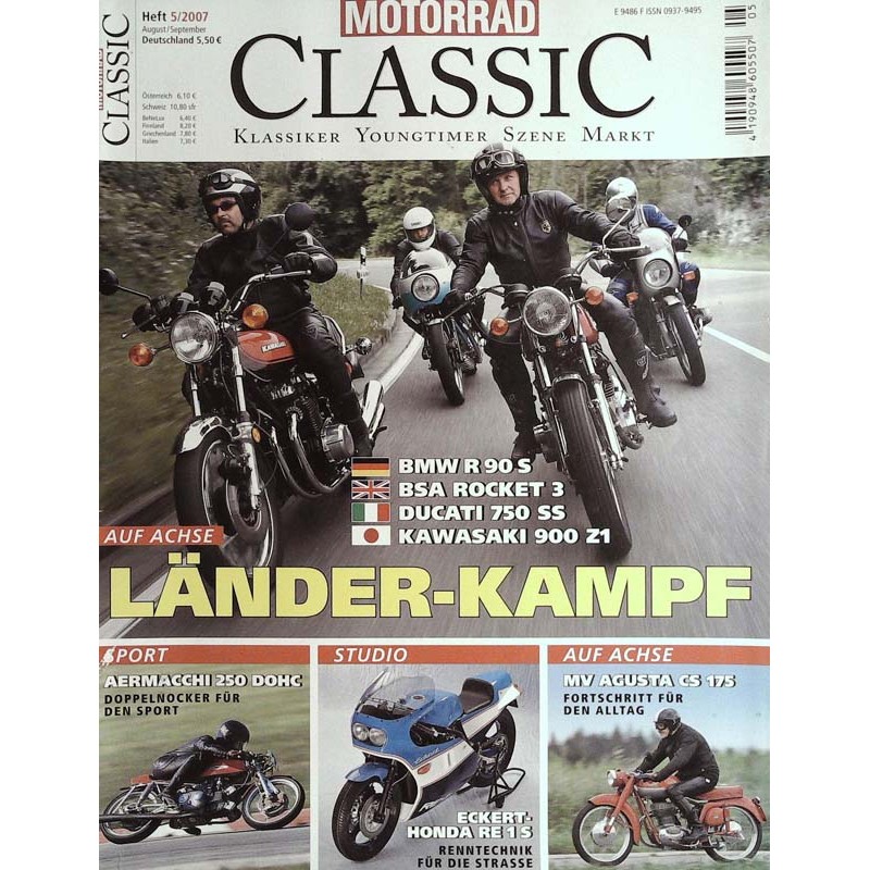 Motorrad Classic 5/2007 - August/September - Länder Kampf