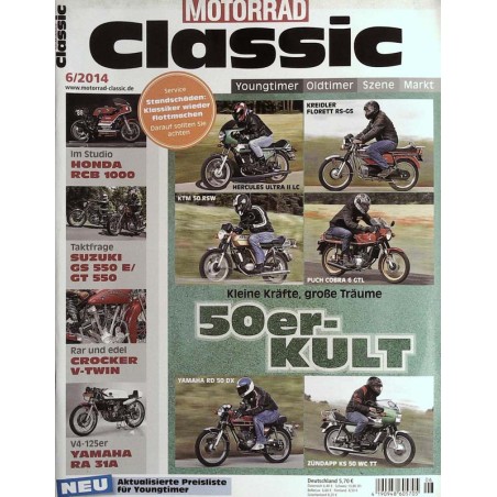 Motorrad Classic 6/2014 - 50er Kult