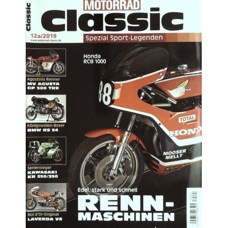 Motorrad Classic 12a/2019 - Rennmaschinen