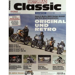 Motorrad Classic 10/2022 - Original und Retro