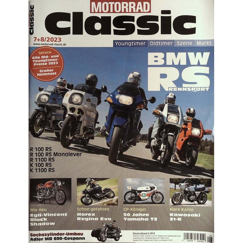 Motorrad Classic 7+8/2023 - BMW RS Rennsport