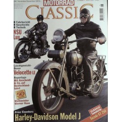 Motorrad Classic 6/95 - November/Dezember 1995 - Harley Davidson Model J