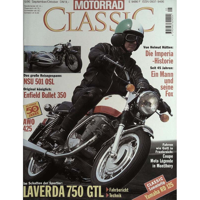 Motorrad Classic 5/95 - September/Oktober 1995 - Laverda 750 GTL