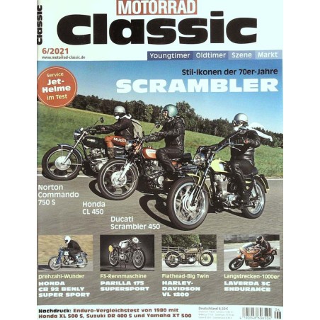 Motorrad Classic 6/2021 - Stil Ikonen der 70er Jahre Scrambler