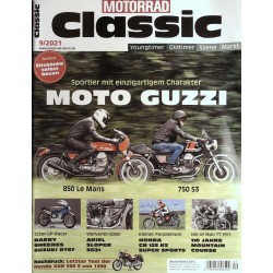 Motorrad Classic 9/2021 - Moto Guzzi 850 Le Mans und 750 S3