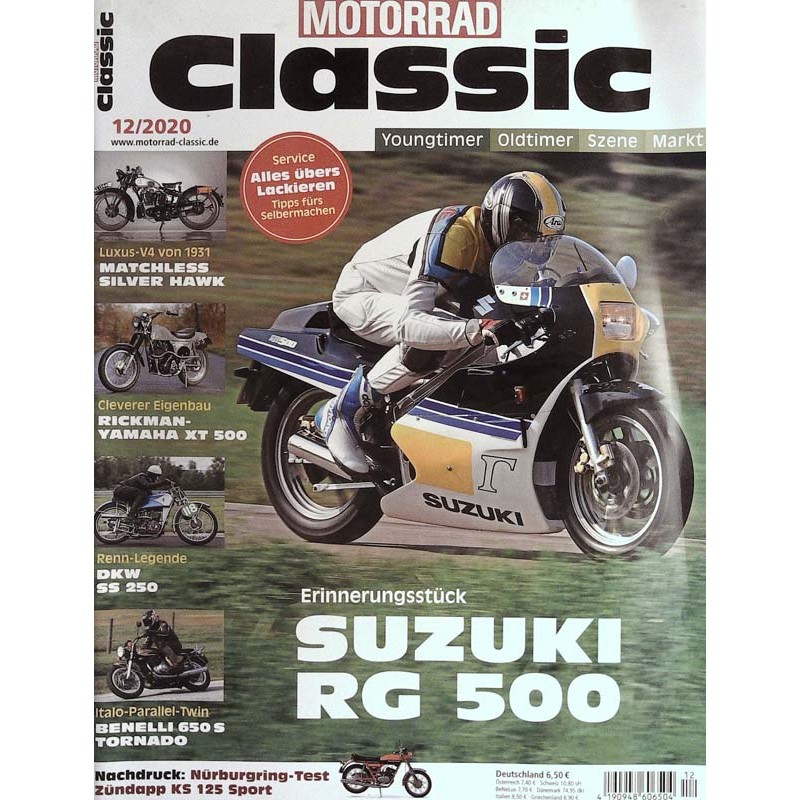 Motorrad Classic 12/2020 - Erinnerungsstück Suzuki RG 500