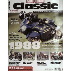 Motorrad Classic 7+8/2018 - BMW K1 Vierventiler