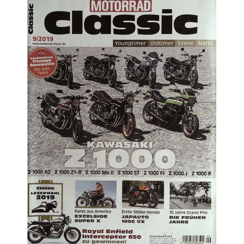 Motorrad Classic 9/2019 - Kawasaki Z 1000