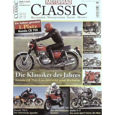 Motorrad Classic 3/2005 - Mai/Juni - Honda CB 750 Historie