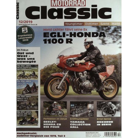 Motorrad Classic 12/2019 - Egli Honda 1100 R