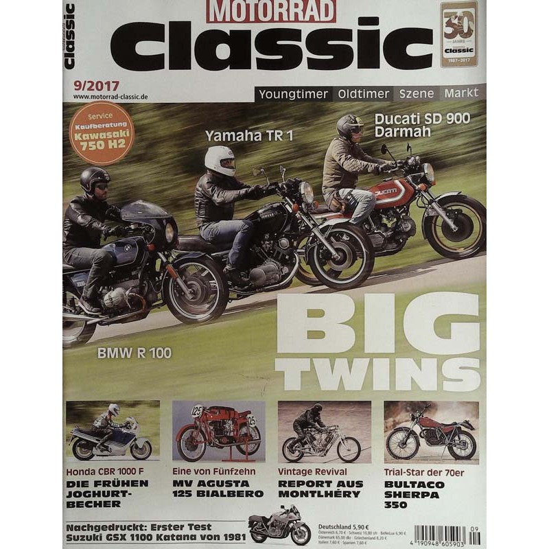 Motorrad Classic 9/2017 - Big Twins