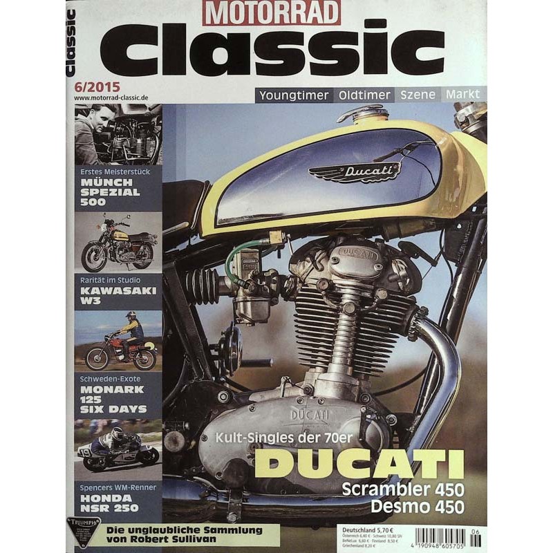 Motorrad Classic 6/2015 - Ducati Scrambler & Desmo 450