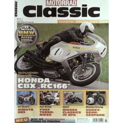 Motorrad Classic Heft 7 vom 31.08.2012 - Honda CBX RC166