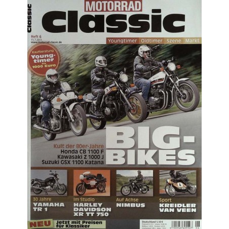 Motorrad Classic Heft 6 vom 15.7.2011 - Big Bikes