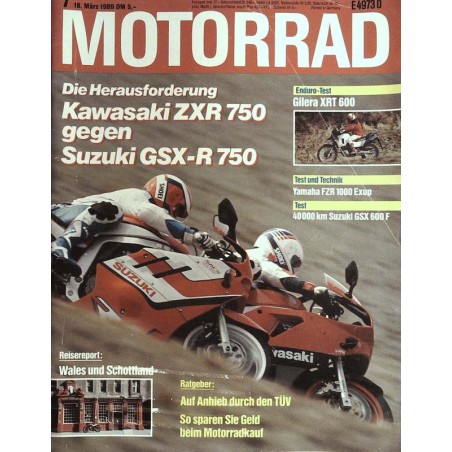 Das Motorrad Nr.7 / 18 März 1989 - Die Herausforderung