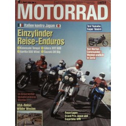 Das Motorrad Nr.8 / 1 April 1989 - Einzylinder Reise Enduros