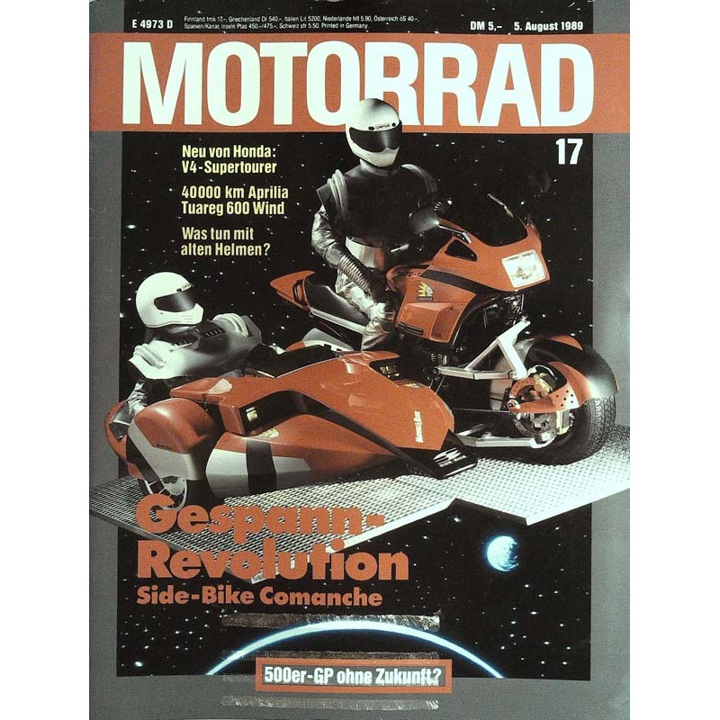 Das Motorrad Nr.17 / 5 August 1989 - Gespann Revolution