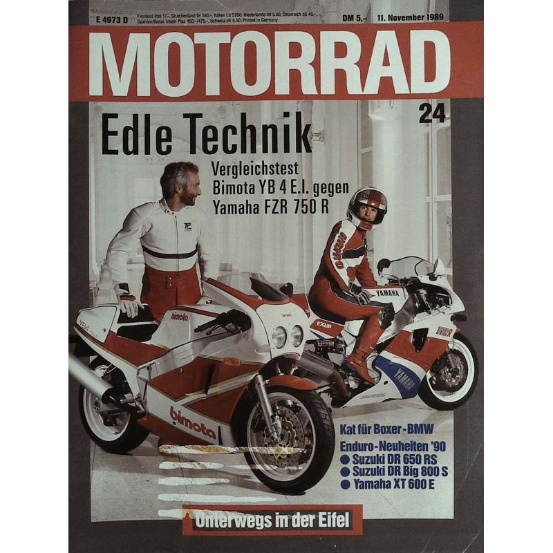 Das Motorrad Nr.24 / 11 November 1989 - Edle Technik