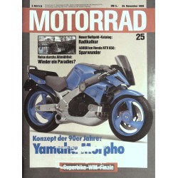 Das Motorrad Nr.25 / 25 November 1989 - Yamaha Morpho