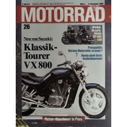 Das Motorrad Nr.26 / 9 Dezember 1989 - Klassik Tourer VX 800