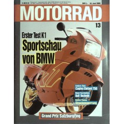 Das Motorrad Nr.13 / 10 Juni 1989 - Erster Test BMW K1