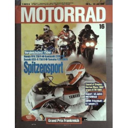 Das Motorrad Nr.16 / 22 Juli 1989 - Spitzensport