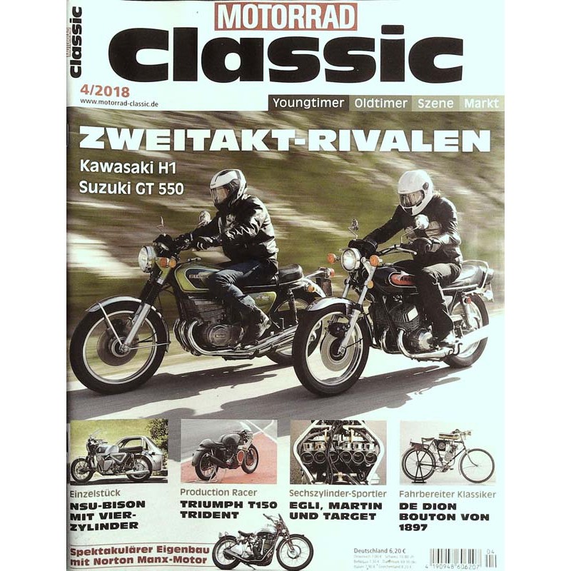 Motorrad Classic 4/2018 - Zweitakt Rivalen