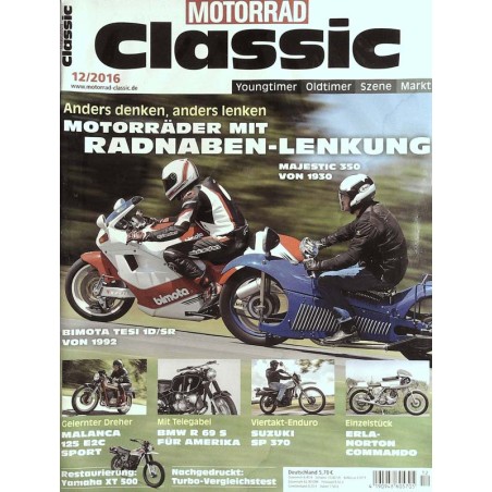 Motorrad Classic 12/2016 - Radnaben Lenkung