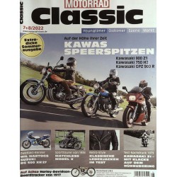 Motorrad Classic 7+8/2022 - Kawas Speedspitzen