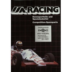 ISA Racing Katalog von 1989 - Rennsportteile und Zubehör