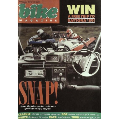 bike Magazine September 1988 - Snap!