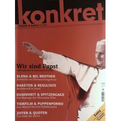 Konkret Nr.3 / März 2009 - Wir sind Papst