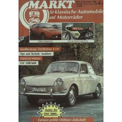 Markt Auto & Motor Heft.12 / Dezember 1988 - VW 1500/1600