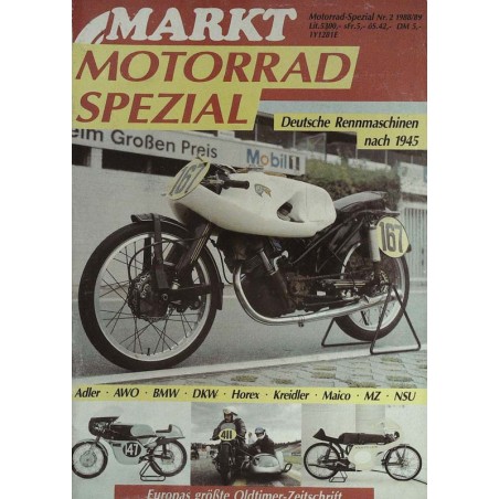 Markt Motorrad Spezial Nr.2 / 1988/89 - Deutsche Rennmaschinen