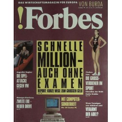 Forbes Nr. 10/Oktober von 1991 - Schnelle Millionen