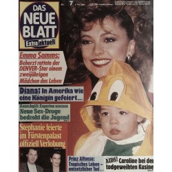 Das neue Blatt Nr.7 / 8 Februar 1989 - Emma Samms