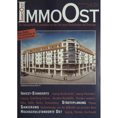 Immo Ost Nr.12 /1-94/95 Dez. bis Jan. 1994-95 - Wohn & Geschäftshaus