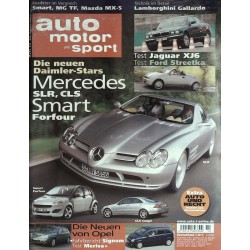 auto motor & sport Heft 10 / 30 April 2003 - Mercedes SLR